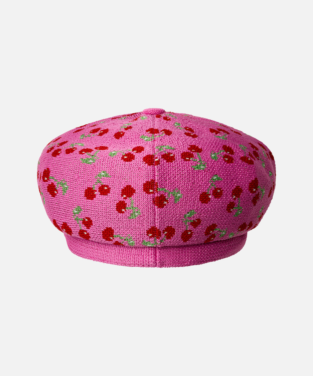 KANGOL TROPIC CHERRY JAX BERET | M(07) BRIGHT FUCHSIA (15